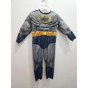 Official Batman Muscle Chest Costume Jumpsuit - Size 2T